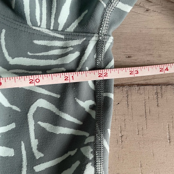 Athleta Green Floral Salutation Jacket Coat - Picture 8 of 10